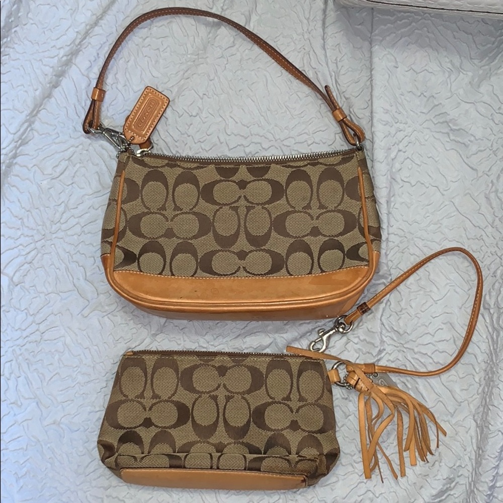 Coach *Matching Bundle* wristlet and mini purse